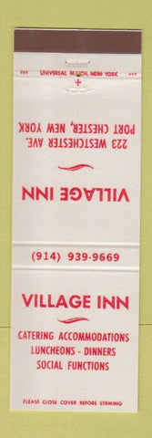 Matchbook Cover - Village Inn Port Chester NY