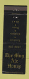 Matchbook Cover - Mug Ale House Rye NH