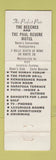Matchbook Cover - The Savoy Restaurant Rome NY