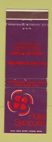 Matchbook Cover - Hotel Syracuse NY