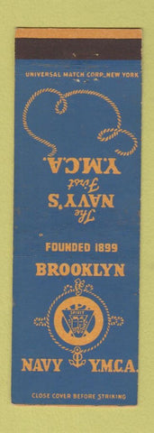 Matchbook Cover - Brooklyn Navy YMCA NY