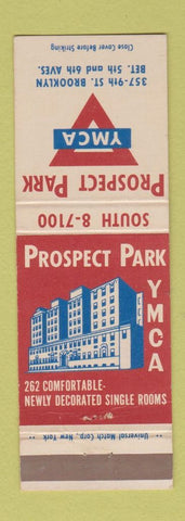 Matchbook Cover - YMCA Prospect Park Brooklyn NY