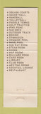 Matchbook Cover - Crescent Hill Athletic Club Brooklyn NY