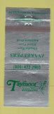 Matchbook Cover - Taymoor Gibbes Beach Barbados 30 Strike