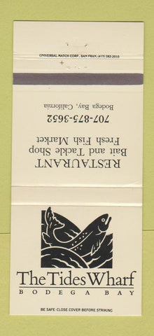 Matchbook Cover - Tides Wharf Bodega Bay CA 30 Strike
