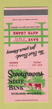 Matchbook Cover - Stockgrowers State Bank Worland WY 30 Strike