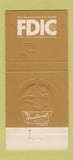 Matchbook Cover - 1st National Bank Lamesa TX 30 Strike