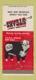 Matchbook Cover - Golden West Steaks Rochester NY 30 Strike