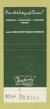 Matchbook Cover - Somerset Trust Somerville Bridgewater Watchung NJ 30 Strike