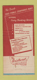 Matchbook Cover - Audubon National Bank NJ 30 Strike
