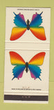 Matchbook Cover - Butterfly Associated Weavers Bradford Yorkshire  30 Strike