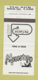 Matchbook Cover - Mousetrap The Garret Charlottesville VA 30 Strike