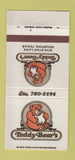 Matchbook Cover - Teddy Bear's Houston TX restaurant 30 Strike