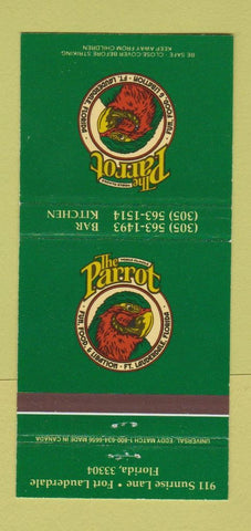 Matchbook Cover - The Parrot Fort Lauderdale FL 30 Strike