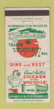 Matchbook Cover Wanderer Motel St Petersburg FL Aunt Hattie's Chicken 30 Strike