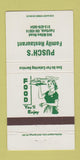 Matchbook Cover - Pusch's Family Restaurant Fairfield OH 30 Strike