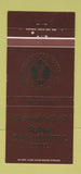 Matchbook Cover - Dubai Inter Continental Hotel  30 Strike