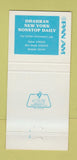 Matchbook Cover - Dubai Inter Continental Hotel  30 Strike