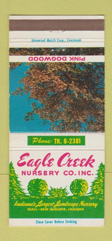 Matchbook Cover - Eagle Creek Nursery New Augusta IN 30 Strike