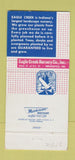 Matchbook Cover - Eagle Creek Nursery New Augusta IN 30 Strike