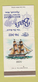 Matchbook Cover - Bert's Restaurant Plymouth MA 30 Strike