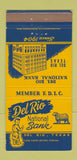 Matchbook Cover - Del Rio National Bank Del Rio TX 30 Strike