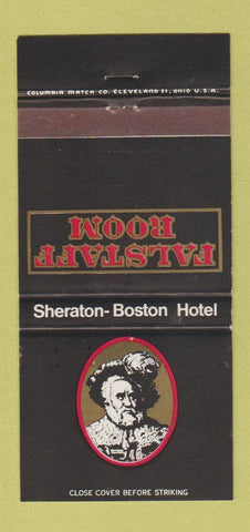Matchbook Cover - Falstaff Room Sheraton Boston MA WEAR 30 Strike
