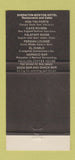 Matchbook Cover - Falstaff Room Sheraton Boston MA WEAR 30 Strike