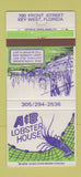 Matchbook Cover - A&B Lobster House Key West FL 30 Strike