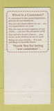 Matchbook Cover - Caroline's Family Restaurant Parma OH 30 Strike