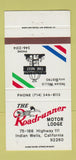 Matchbook Cover - Roadrunner Motor Lodge Indian Wells CA 30 Strike