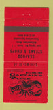 Matchbook Cover - Captain's Table Williamstown MA 30 Strike