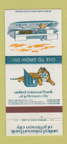 Matchbook Cover - United Missouri Bank Jefferson City MO 30 Strike