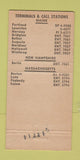 Matchbook Cover - Sanborn's Trucking ME NH MA 30 Strike