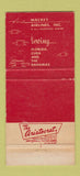 Matchbook Cover - Mackey Airlines Miami FL 30 Strike