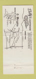 Matchbook Cover - Wrights Saloon Brooklyn Center Minnetonka MN 30 Strike