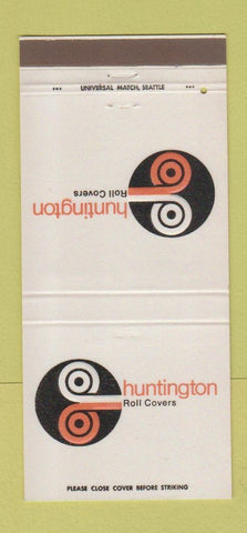 Matchbook Cover - Huntington Roll Covers Rubber Federal Way WA 30 Strike