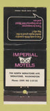 Matchbook Cover - Imperial 400 Motels Wenatchee WA 30 Strike
