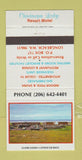 Matchbook Cover - Chatauqua Lodge Resort Motel Longbeach WA 30 Strike