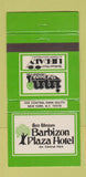 Matchbook Cover - Best Western Barbizon Plaza Hotel New York City 30 Strike