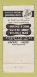 Matchbook Cover - Beacon Street Hotel Brookline MA WORN 30 Strike
