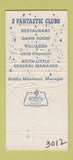 Matchbook Cover - Don Carter All Star Lanes Bowling Dallas TX 30 Strike
