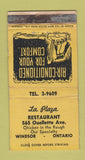 Matchbook Cover - La Plaza Restaurant Windsor ON WORN 30 Strike