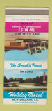Matchbook Cover - Holiday Motel New Orleans LA 30 Strike