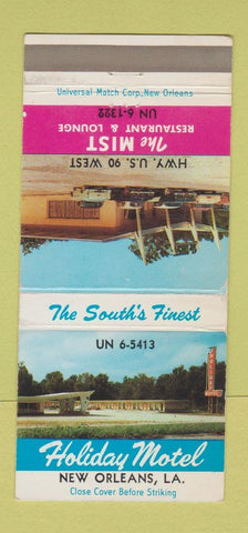 Matchbook Cover - Holiday Motel New Orleans LA 30 Strike