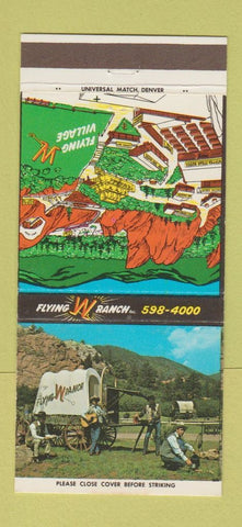 Matchbook Cover - Flying W Ranch Colorado Springs 30 Strike