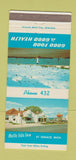 Matchbook Cover - Belle Isle Inn St Ignace MI low phone # 30 Strike