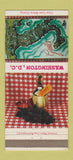 Matchbook Cover - Gusti's Italian Restaurant Washington DC  30 Strike