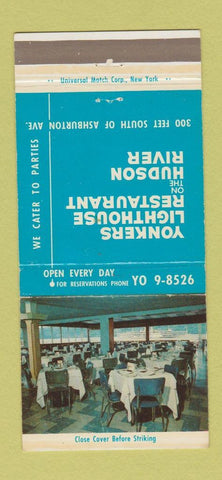 Matchbook Cover - Yonkers Lighthouse Restaurant NY 30 Strike