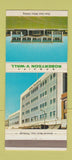 Matchbook Cover - Robertson V Wall Pittsburgh PA building materials 30 Strike